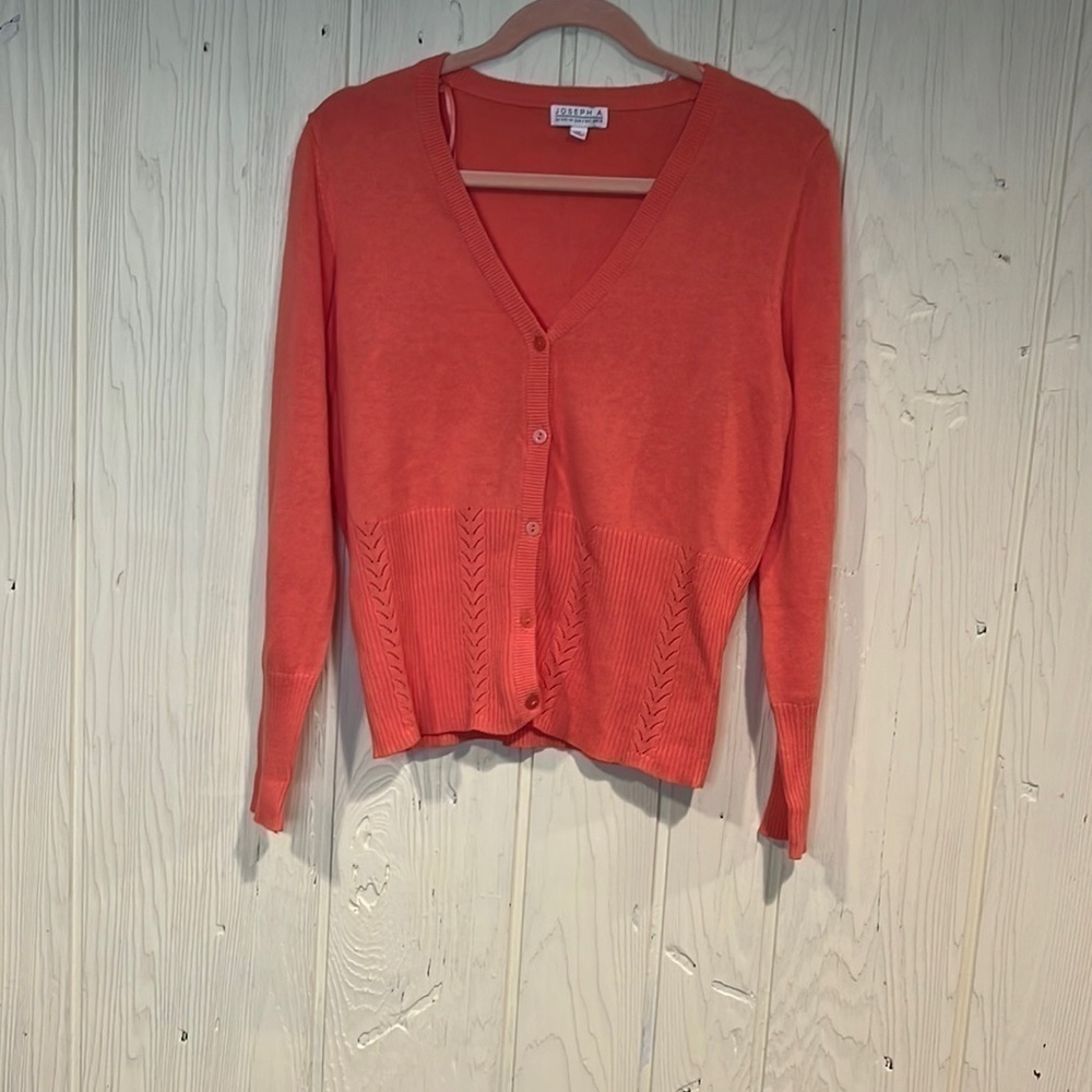 Joseph A Button Down Sweater Size Medium